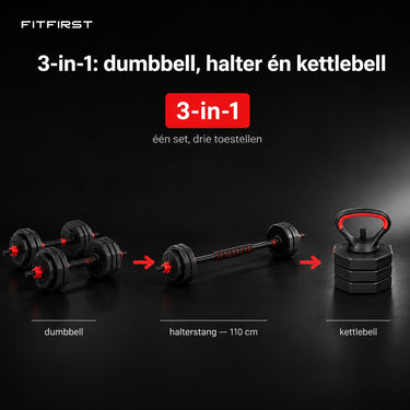 FitFirst 4-in-1 Dumbbell (40 kg)