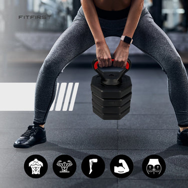 FitFirst 4-in-1 Dumbbell (40 kg) - Retourdeal